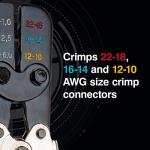 Professional Ratcheting Crimping Tool for Wire Connectors