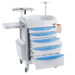 Kalolary Adjustable Rolling Medical Storage Cart