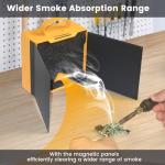 ToolBud Portable Solder Fume Extractor with Magnetic Flaps