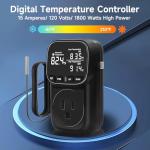 COMYAN Digital Thermostat Outlet with Probe Cables