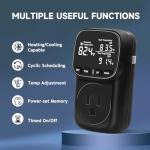 COMYAN Digital Thermostat Outlet with Probe Cables