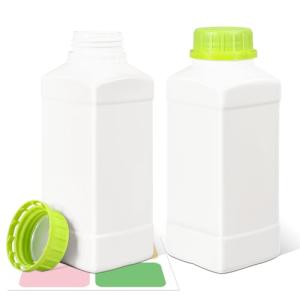 17oz Plastic Bottles with Caps for Lab Use