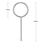 StonyLab Chrome-Plated Support Retort Ring 100 mm