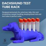 Dachshund Test Tube Rack for 10 Tubes