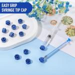 Lusofie 50 PCS Easy Dispensing Syringe Caps