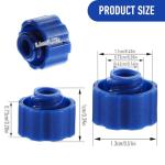 Lusofie 50 PCS Easy Dispensing Syringe Caps