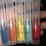 10Pcs 10ml Plastic Test Tubes with Caps