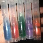 10Pcs 10ml Plastic Test Tubes with Caps