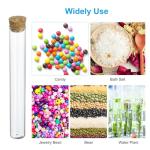 20ml Glass Test Tubes with Cork Stoppers - 20pcs