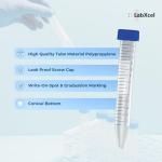 LabXcel 15ml Polypropylene Centrifuge Tubes, 500 Pack