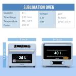 40L Sublimation Oven 120V for Tumblers & Mugs