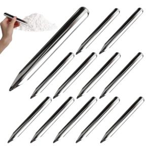 12-Piece Stainless Steel Lab Spatula Set