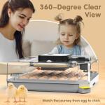 48-Egg Automatic Incubator for Home and Farm