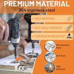 210-Piece Stainless Steel Flat Washers Set