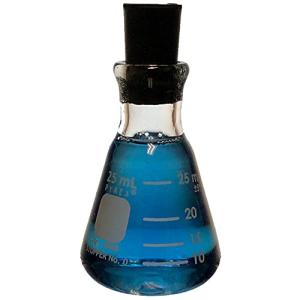 25ml Narrow Mouth Erlenmeyer Flask with Stopper
