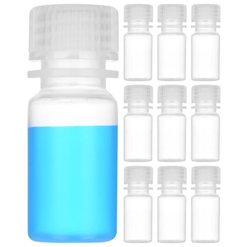 10 Pack of 15ml Leak-Proof Sample Bottles