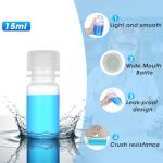10 Pack of 15ml Leak-Proof Sample Bottles