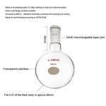 500mL Heavy Wall Round Bottom Boiling Flask (2-Pack)