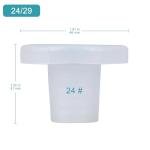 Stonylab 3-Pack Universal Plastic Lab Stoppers