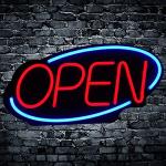 LED Open Sign for Businesses - 24x12 Inch