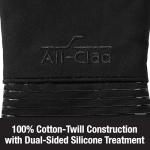 Heat Resistant Silicone Oven Mitts - 2-Pack Black