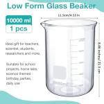 Borosilicate Glass Beaker 10L with Graduations