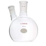 Laboy 500mL Flat Bottom 2 Neck Glass Flask