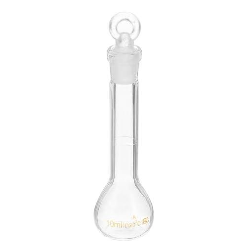 PATIKIL 10ml Borosilicate Graduated Volumetric Flask