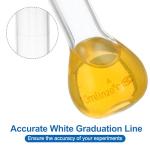 PATIKIL 10ml Borosilicate Graduated Volumetric Flask