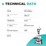 JOANLAB 10L Overhead Stirrer Mixer Set