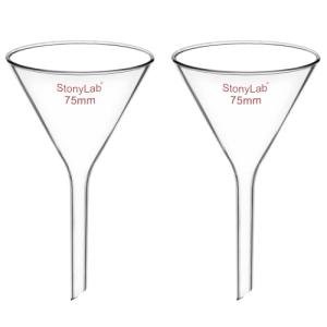 Stonylab 2-Pack Borosilicate Glass Filter Funnels