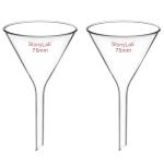 Stonylab 2-Pack Borosilicate Glass Filter Funnels