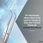 IRIS EYE 4" Stainless Steel Lab Tweezers