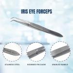 IRIS EYE 4" Stainless Steel Lab Tweezers