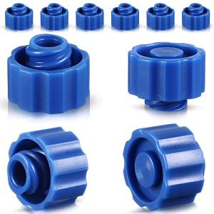 Tenare 300 Syringe Tip Caps for Lab Use, Blue