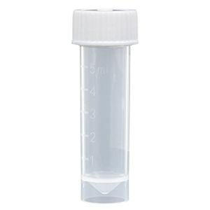 Globe Scientific 5ml Sterile Transport Tubes, 500 Pack