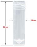 Globe Scientific 5ml Sterile Transport Tubes, 500 Pack