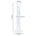 HUAOU 500ml Plastic Graduated Cylinder Set