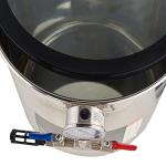 3 Gallon Stainless Steel Vacuum Chamber with Glass Lid