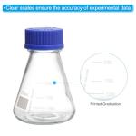 PATIKIL Graduated Erlenmeyer Flask Set, 3 Pcs