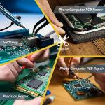 Adjustable PCB Holder with 360° Rotation Clamp