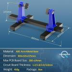 Adjustable PCB Holder with 360° Rotation Clamp