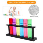 Colorful Plastic Test Tubes with Rack for Parties