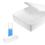 100 Pack Polystyrene Disposable Cuvettes for Labs
