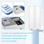 100 Pack Polystyrene Disposable Cuvettes for Labs