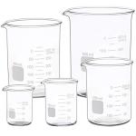 Graduated Glass Beaker Set - 50ml to 600ml