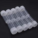 EORTA 50 Pack Clear 5ML Plastic Vials with Caps