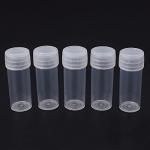 EORTA 50 Pack Clear 5ML Plastic Vials with Caps