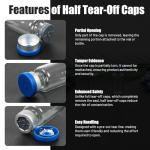100 Pack of 3ml Clear Glass Headspace Vials