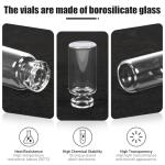 100 Pack of 3ml Clear Glass Headspace Vials